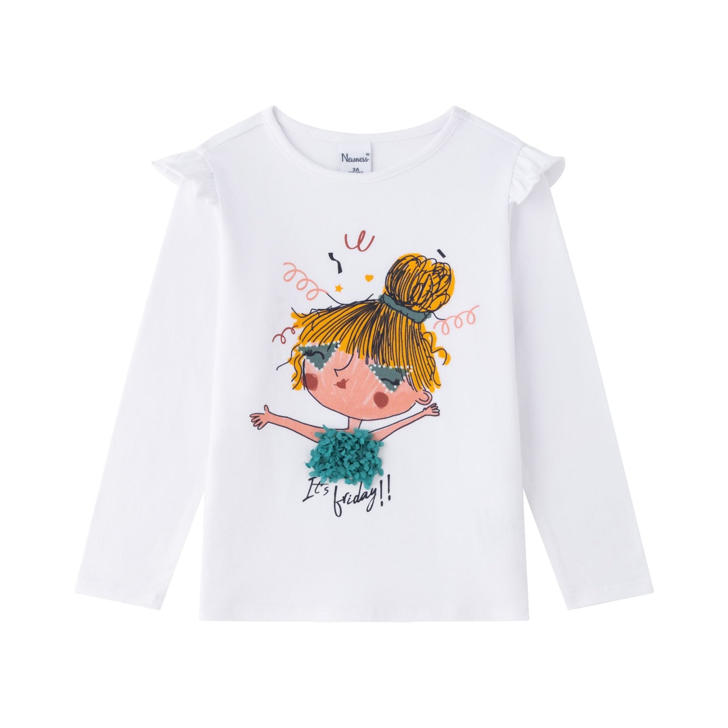 Camiseta Bebé Niña Alegre