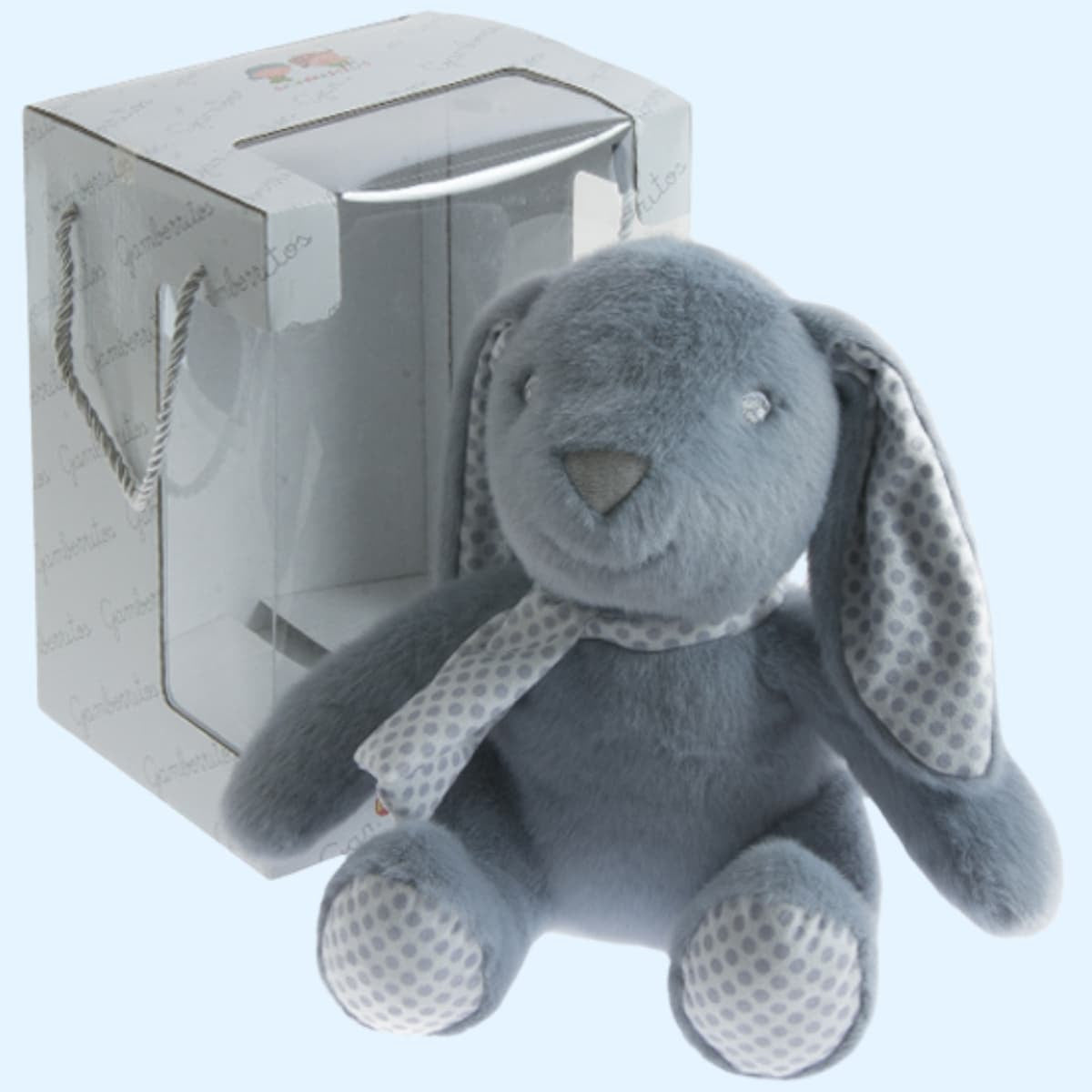 Pack Bebé Manta Bordada + Peluche Conejito