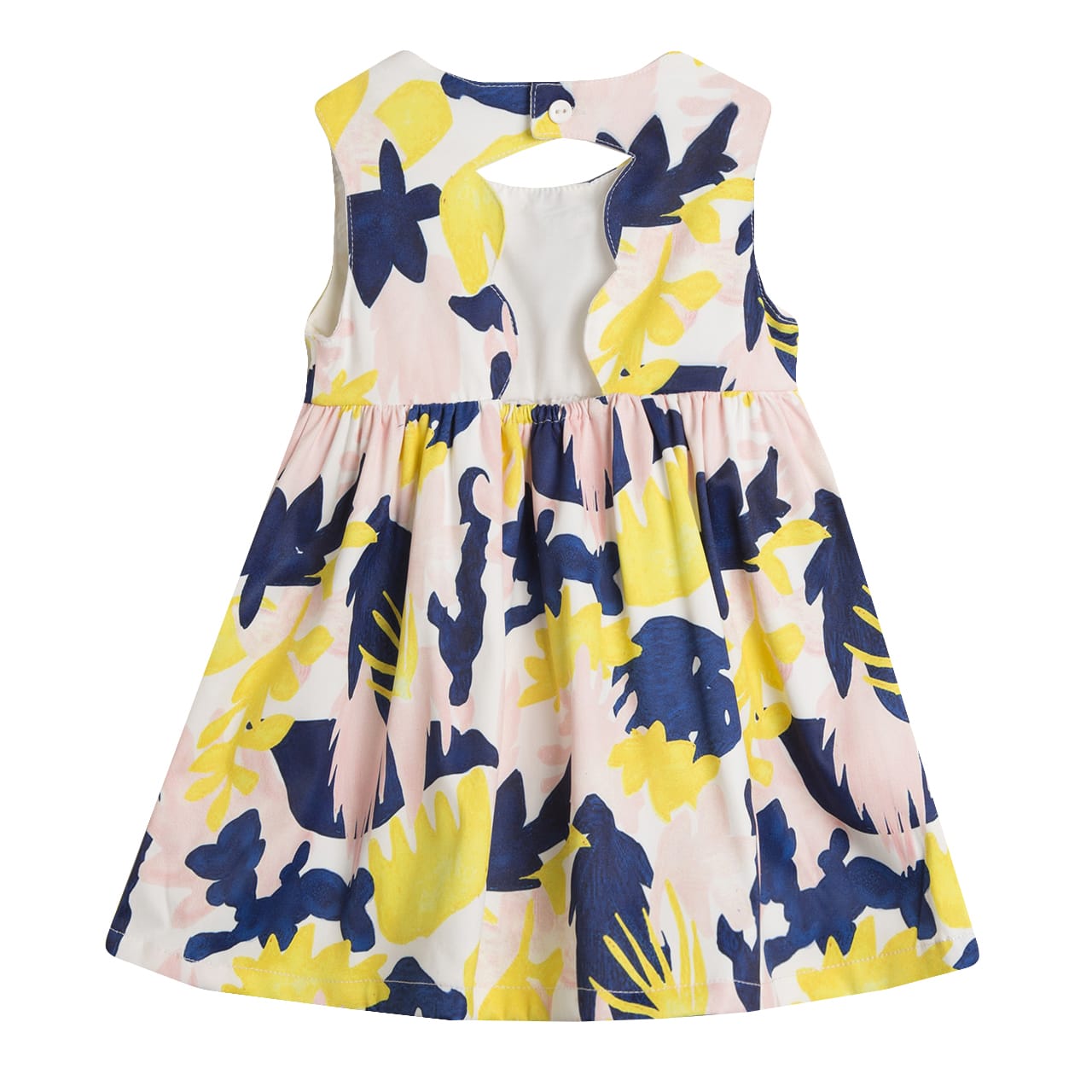 Vestido Estampado Flores Grandes