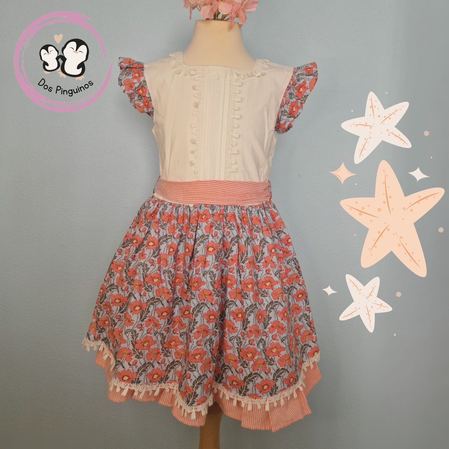 Vestido Niña Vintage