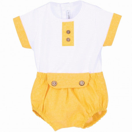 Conjunto Bebé Niño Calamaro Baby Amarillo