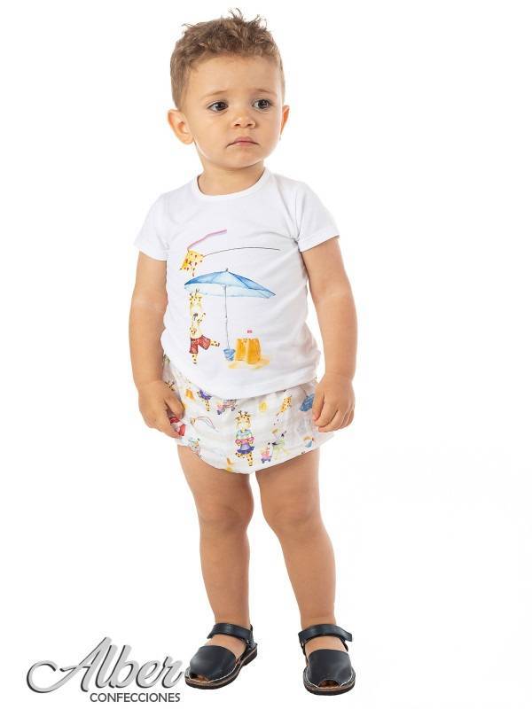Conjunto Bebé Niño Jirafa