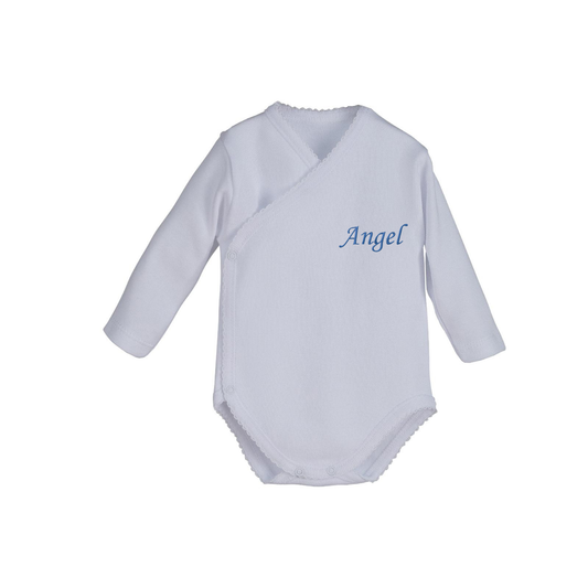 Body Cruzado Bordado Térmico Calamaro Blanco