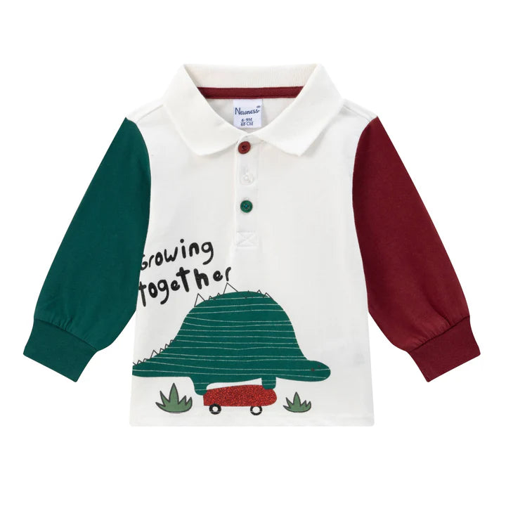 Camiseta Bebé Niño Dino