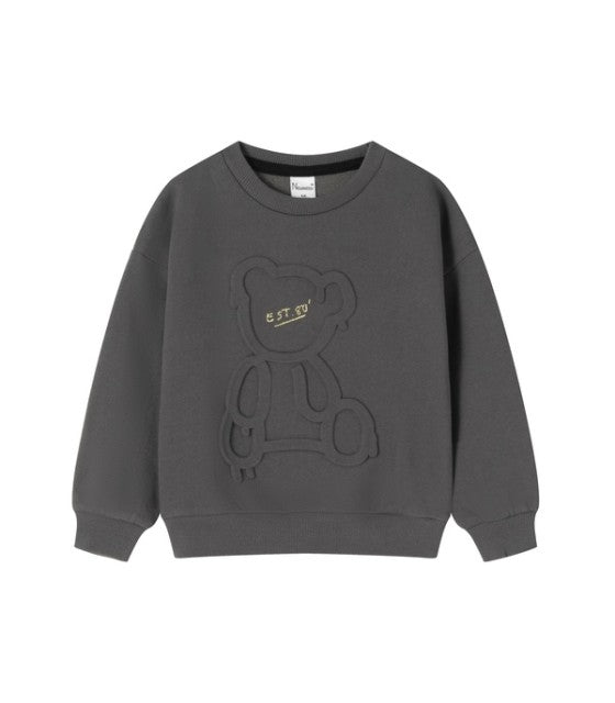 Sudadera Niño Osito Gris