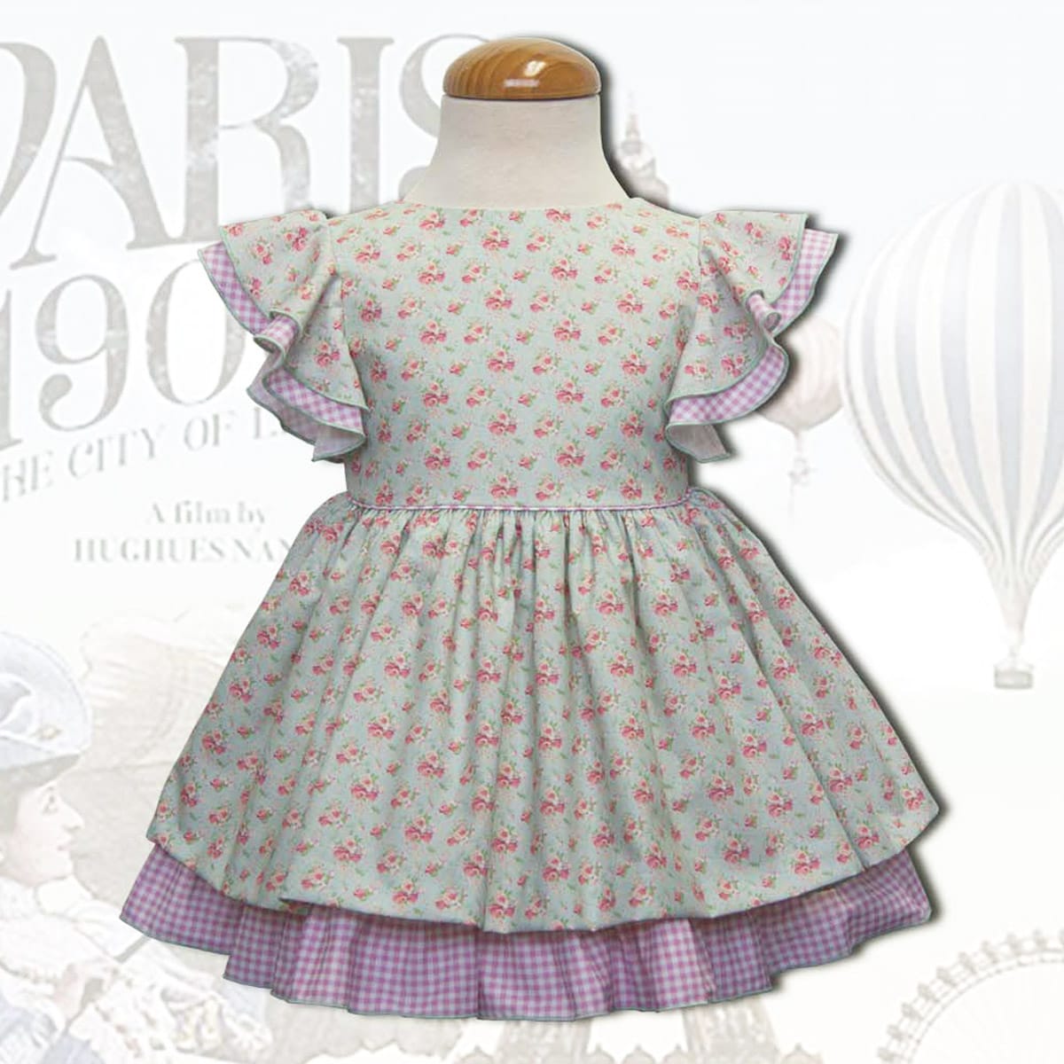 Vestido Infantil Floreado Anavig