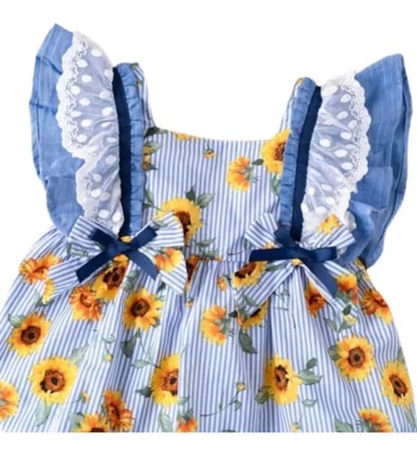 Vestido Bebé Niña Girasoles