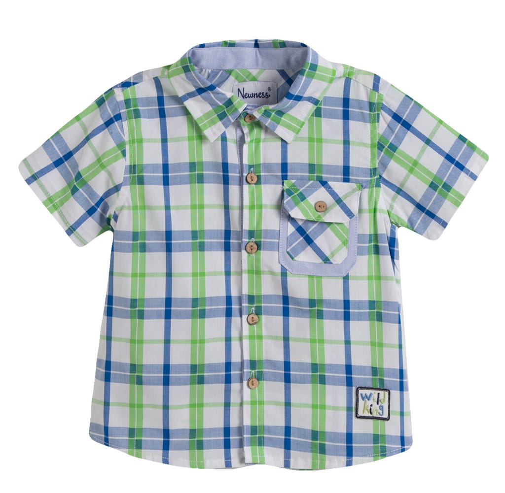 Camisa Cuadros Vesde Azul Bebé Niño