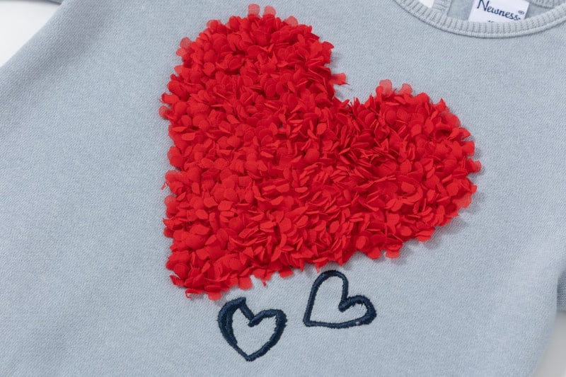 Sudadera Bebé Niña Corazon