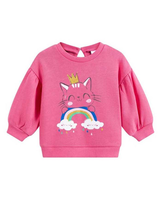 Sudadera Bebé Niña Gato